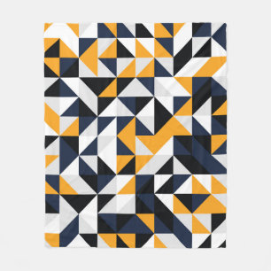 Couverture Polaire Cercles de quart aléatoires : motif coloré.