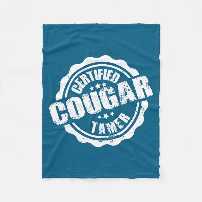 Couverture Polaire Certified Cougar Tamer Funny Mens Cougar Tamer  (Devant)