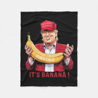 Couverture Polaire C'est Banana (pour l'échelle) Starship Funny Trump