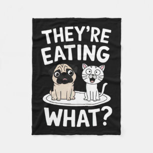Couverture Polaire C'est drôle qu'ils mangent les animaux Humoristiqu