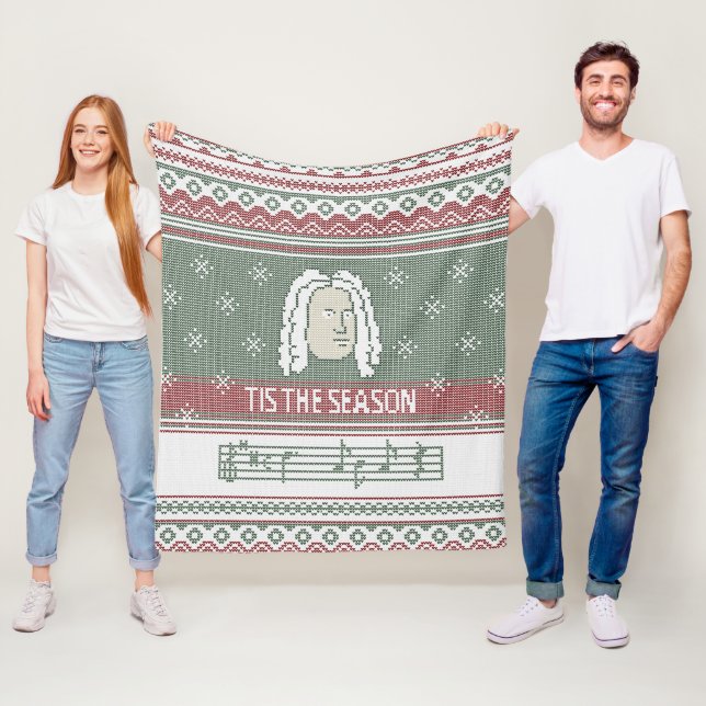 Couverture Polaire C'est la saison du faux tricot de Handel Messiah (En situation)