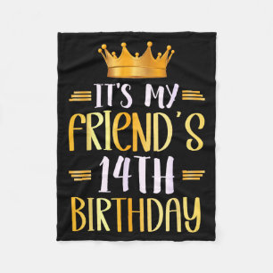 Couverture Polaire C'est l'anniversaire de mes 14 ans Joyeux 14 ans _