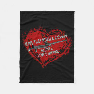 Couverture Polaire C'est Love Cannons Funny Adult Meme Gamer Anime 