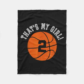 Couverture Polaire C'est ma fille 2 Cadeau pour maman ou papa de joue
