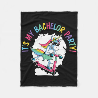 Couverture Polaire C'est ma licorne de mariage enterrement de vie de