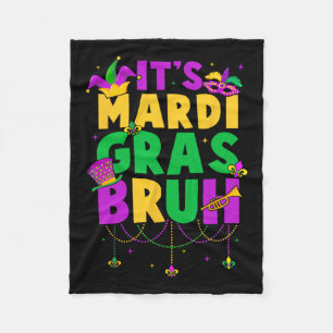 Couverture Polaire C'est Mardi Gras Bruh Ados Garçons Enfants Amusant