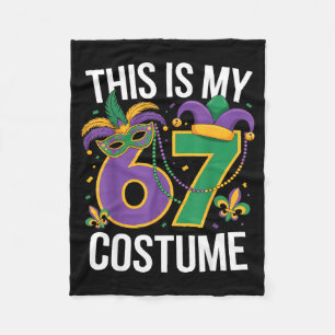 Couverture Polaire C'est mon 67 Costume de Mardi Gras Drôle de Carnav
