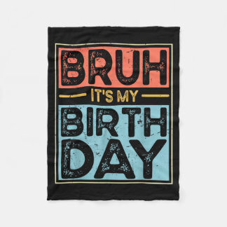 Couverture Polaire C'est mon anniversaire Drôle d'anniversaire garçon