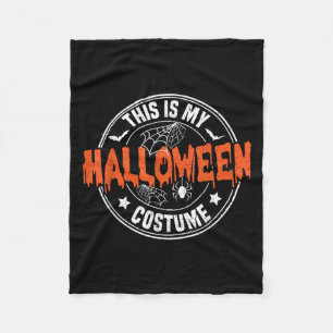 Couverture Polaire C'est mon déguisement d'Halloween drôle 