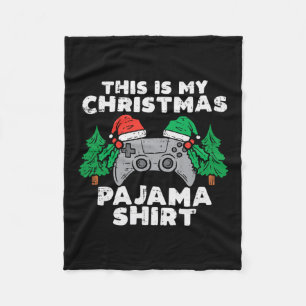 Couverture Polaire C'Est Mon Pajama Jeux Vidéos Garçons Hommes X