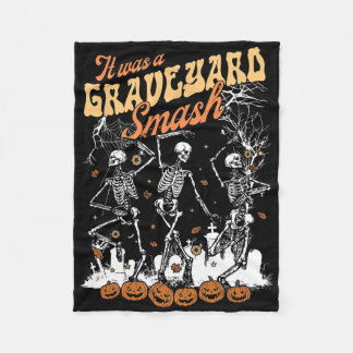 Couverture Polaire C'Était Un Squelette Graveyard Smash Saison Éffray