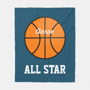 Couverture Polaire Chambre Personnalisée Basketball Blanket Cadeau