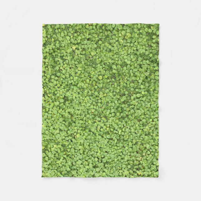 Couverture Polaire Champ de plante vert (Devant)