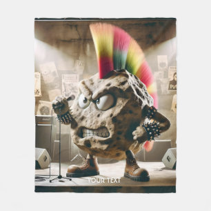 Couverture Polaire Chanteur Imaginaire Rock Punk