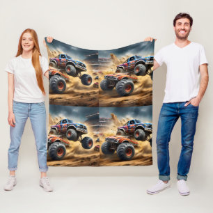Couverture Polaire Chaos sur les roues : Monster Truck Smash Derby