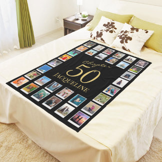 Couverture Polaire Chapitre 50 Black Gold 50th Birthday Photo