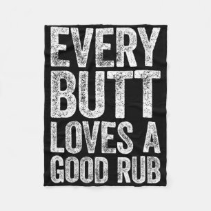 Couverture Polaire Chaque Butt Aime Une Bonne Chemise Fumeuse Bbq Rub