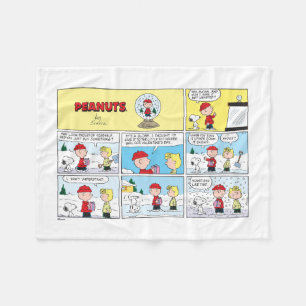 Couverture Polaire Charlie Brown   Boule à neige