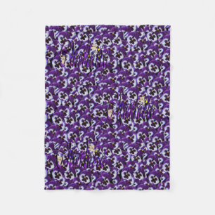Couverture Polaire Charlotte Girls Name Logo,