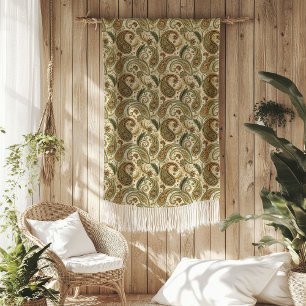 Couverture Polaire Charming Paisley Thailler in Earthy Boho Colors