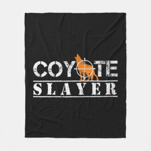 Couverture Polaire Chasse amusante Coyote Slayer cadeau pour Coyote H