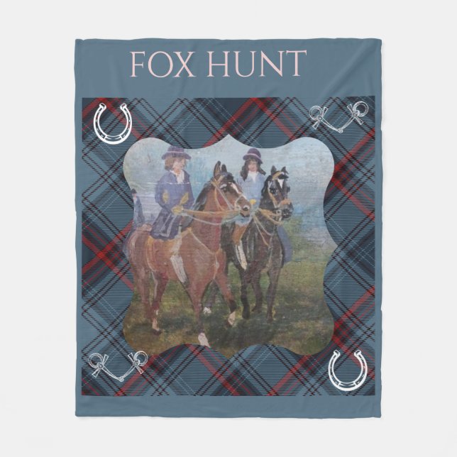 Couverture Polaire chasse au renard (Devant)