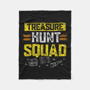 Couverture Polaire Chasse au trésor Escouade Chasseur Trésors Chasse 