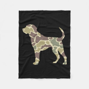 Couverture Polaire Chasse Camo Old School Chien