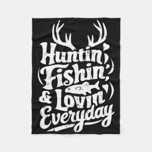 Couverture Polaire Chasse Pêche Amour Chaque Jour Chemise Chasseur Pê