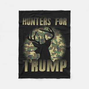 Couverture Polaire Chasseurs de cerfs camouflés pour Trump Chasse Arc