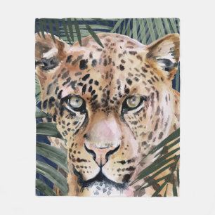 Couverture Polaire Chat de la jungle - Cheetah