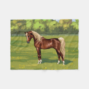 Couverture Polaire Châtaigner égyptien Cheval Arabe laxen Mane & Tail