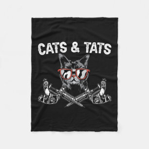 Couverture Polaire Chats Et Tats Encaissant Tatouage Adulte Tatouage