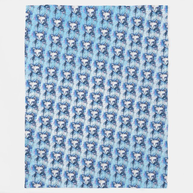 Couverture Polaire Chatte (Devant)