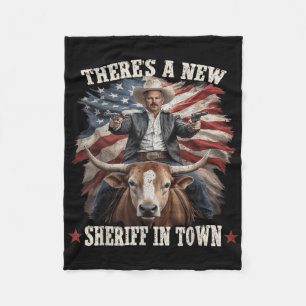 Couverture Polaire Chaud Chad Bianco Cowboy Bianco Pour Le Gouverneme