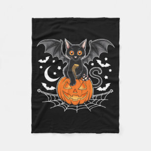 Couverture Polaire Chauve-souris Halloween _ Chauve-souris à ailes de