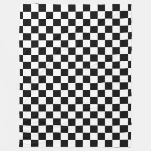Couverture Polaire Checkered noir