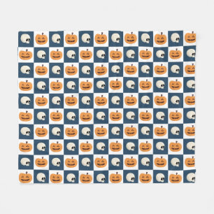 Couverture Polaire Checks de Skulls et Pumkins
