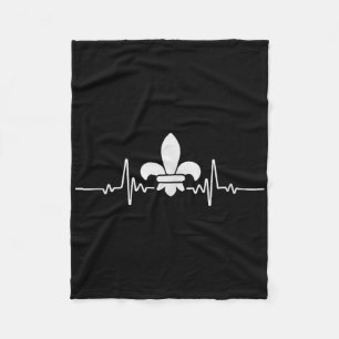 Couverture Polaire Chef de camp scout amour randonnée scoutisme extér