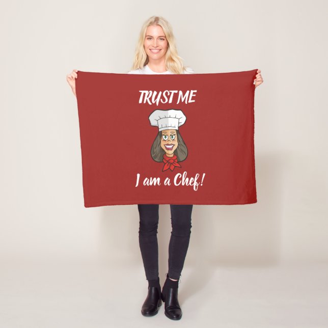 Couverture Polaire Chef femme (En situation)