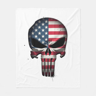 Couverture Polaire Chemise 4 juillet pour femmes hommes drapeau améri