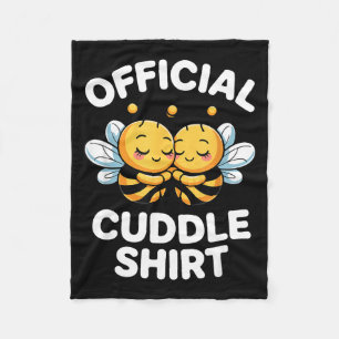 Couverture Polaire Chemise Câlin Mignon Abeilles Drôle Couple Confort