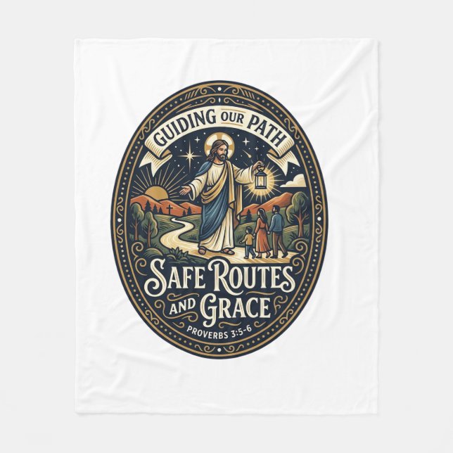 Couverture Polaire Chemise de conducteur d'autobus Jésus travailleur  (Devant)