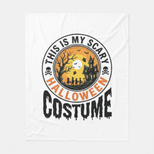 Couverture Polaire Chemise de costume d'Halloween effrayant avec grav