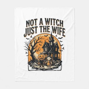Couverture Polaire Chemise de femme Halloween Design de maison hantée