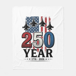 Couverture Polaire Chemise de gravure vintage jet patriotique 250 ans