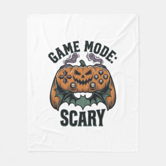 Couverture Polaire Chemise de joueur effrayant Art de manette Hallowe