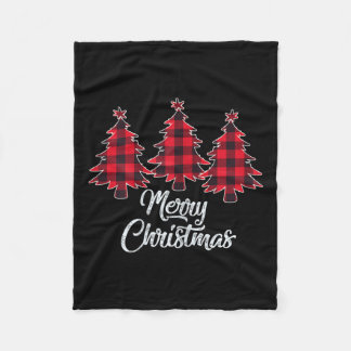 Couverture Polaire Chemise de Noël Femmes Buffalo Rouge Plaid Chris
