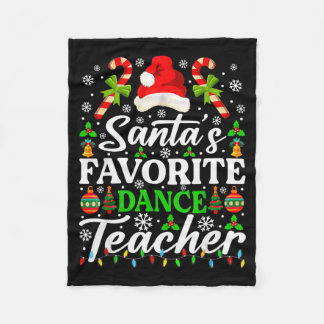 Couverture Polaire Chemise de professeur de danse préféré du Père Noë