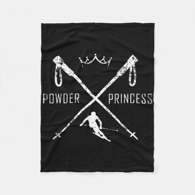 Couverture Polaire Chemise de ski Princess Powder (Devant)